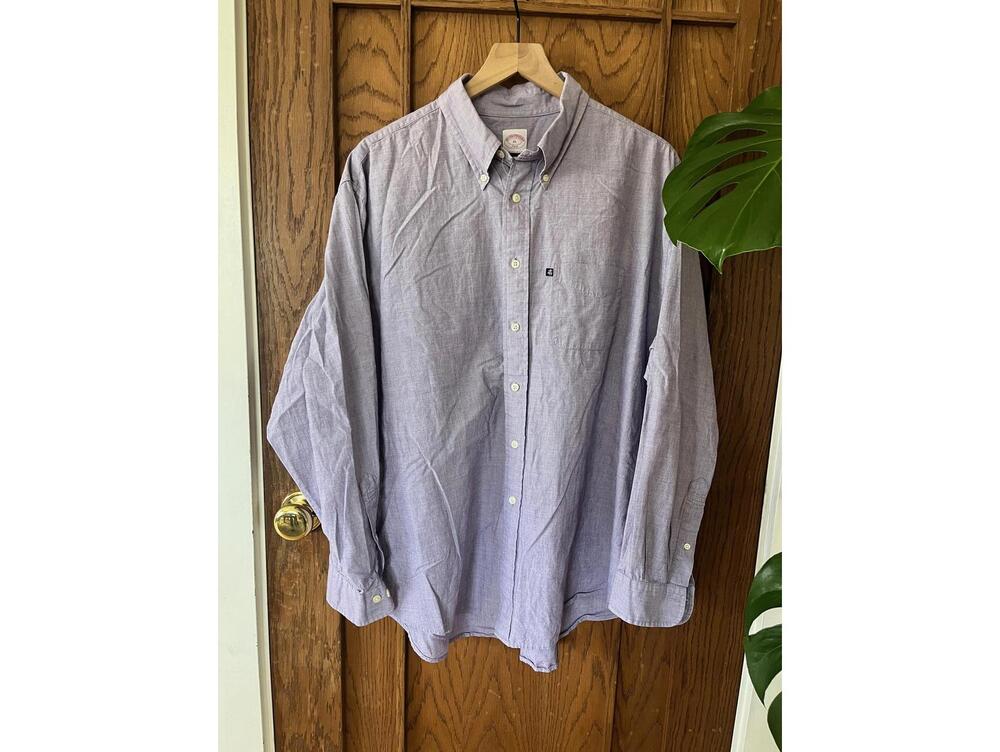 Brooks Brothers 346 Striped Original Polo Shirt Cotton XL Button Up Classic